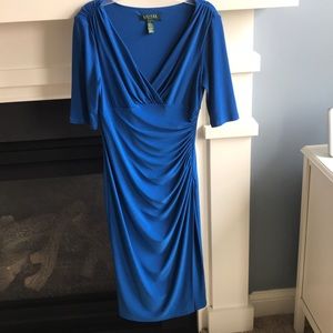 Ralph Lauren ruched dress, Sz 2